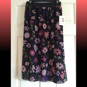 NWT 2xl Lularoe Lola Mosaic Flowers